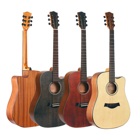 FULL SIZE  TOP SOLID ACOUSTIC GUITAR