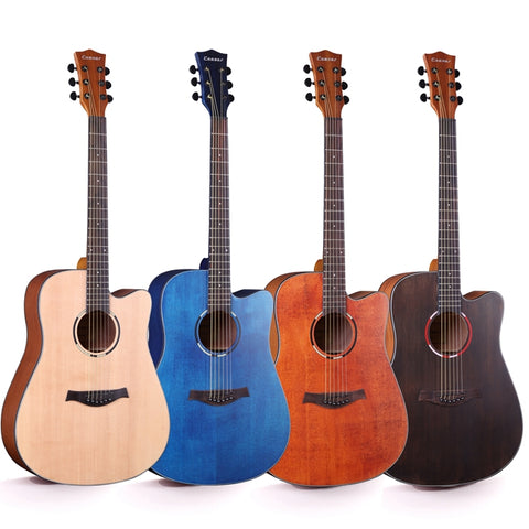 FULL SIZE  TOP SOLID ACOUSTIC GUITAR