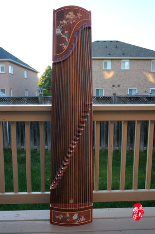 BUBINGA WOOD GUZHENG -- ‘PEONY'