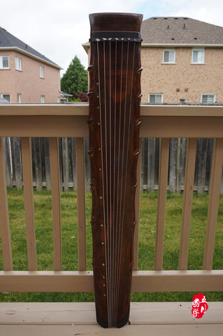ANTQUE AGED FIR WOOD, COLLECTION LEVEL GUQIN, ZHUJIE