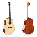 FULL SIZE SOLID WOOD ACOUSTIC GUITAR